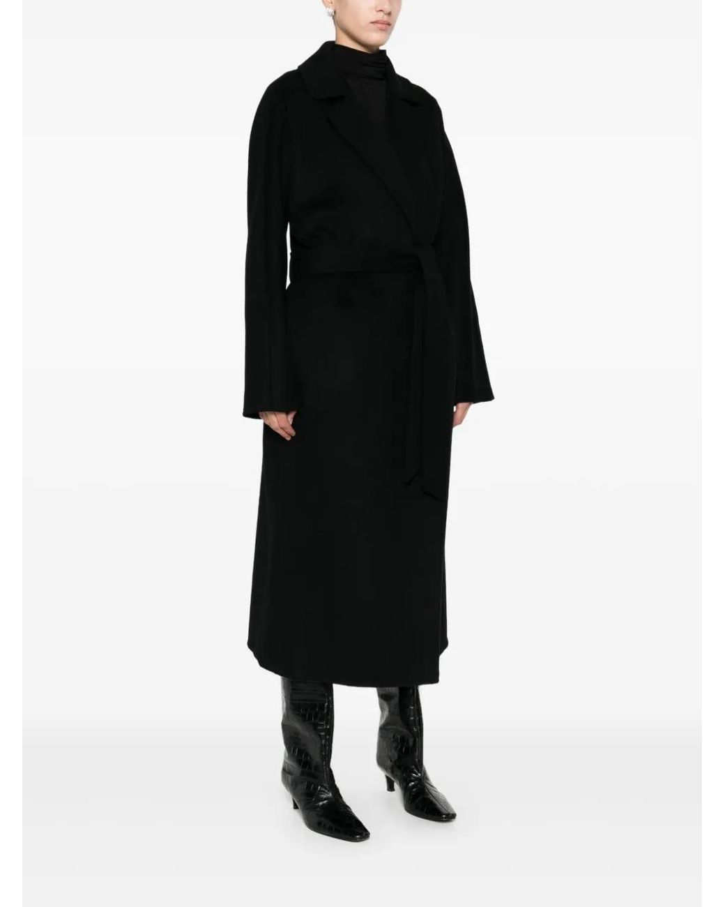 P.A.R.O.S.H. Black Belted Coat