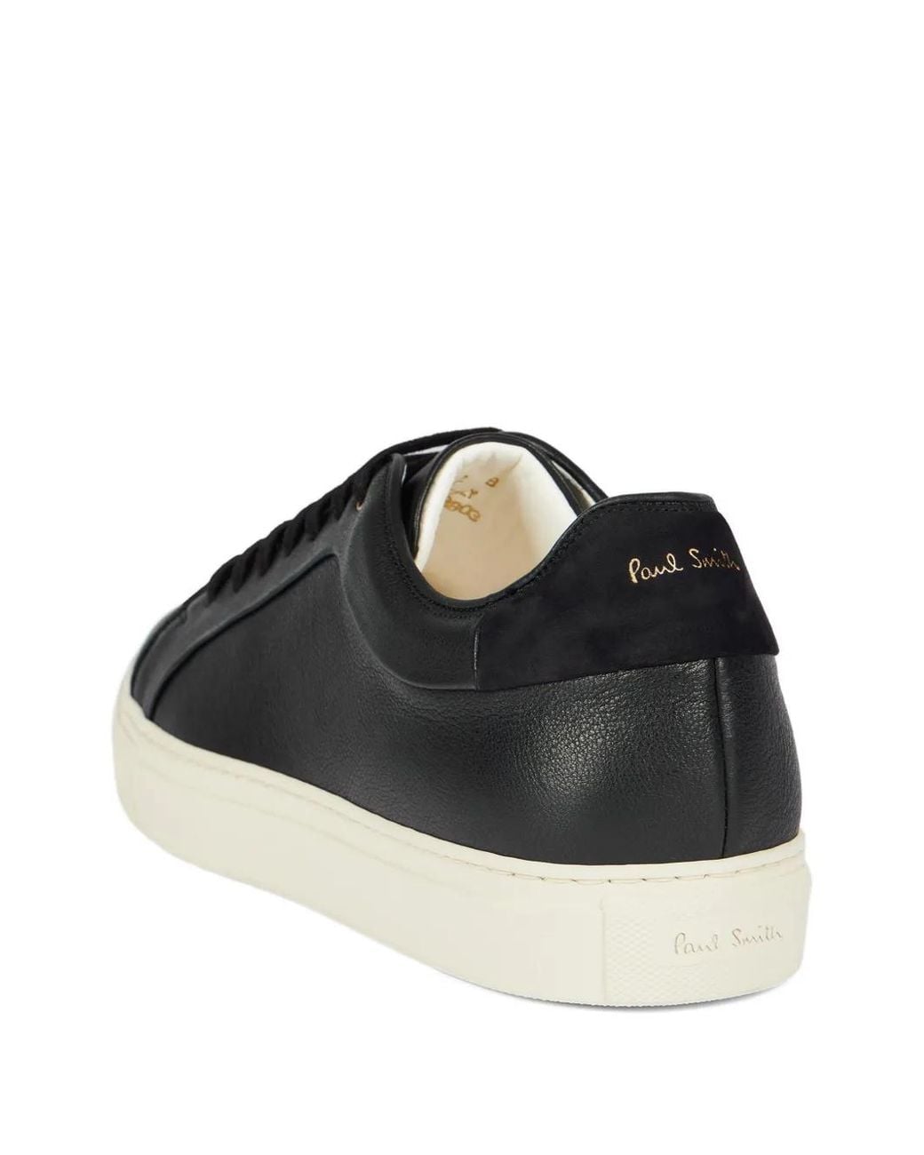 Paul Smith Black Logo-Print Sneakers for men