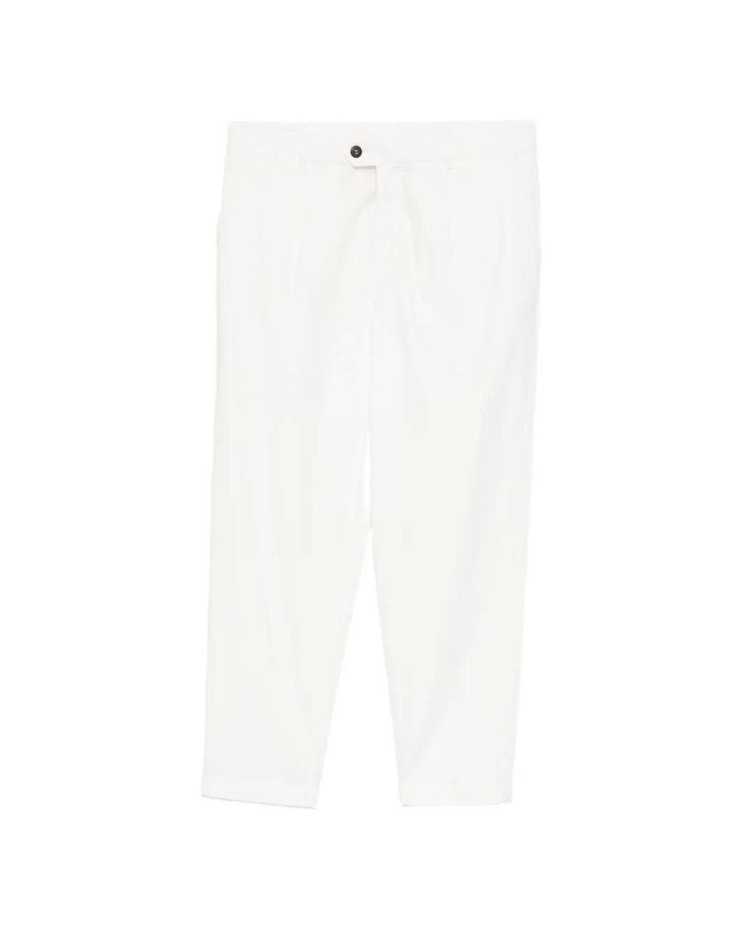 Eleventy White Pences Over Trousers for men