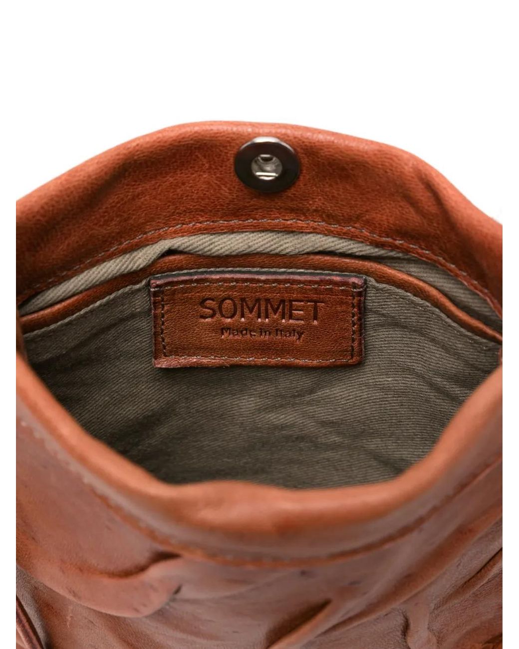 SOMMET White Sac À Bandoulière Paloma En Cuir