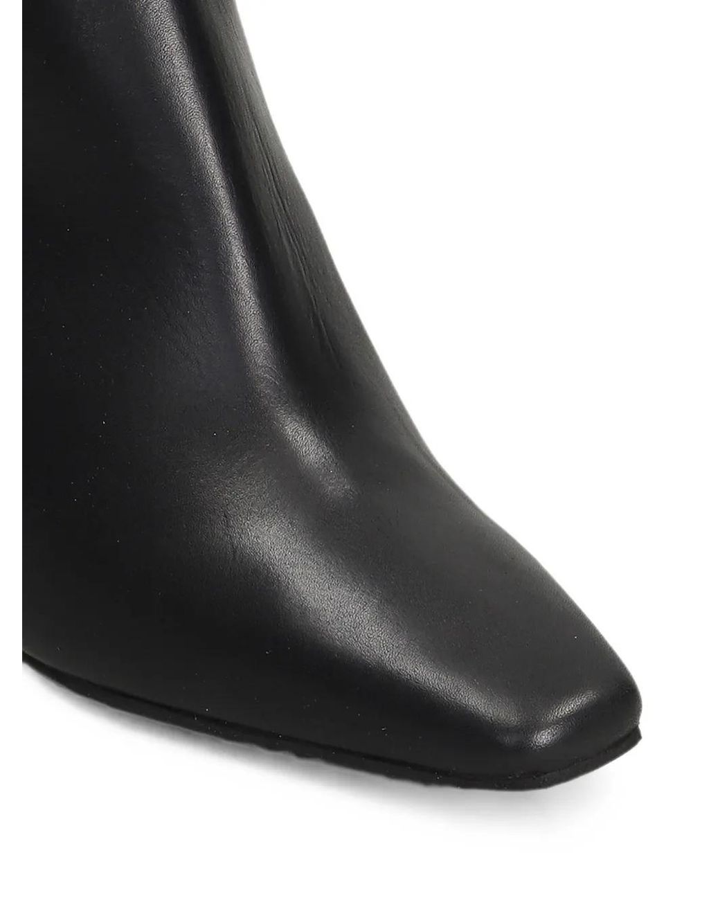 The Seller Black Bottines À Bout Carré