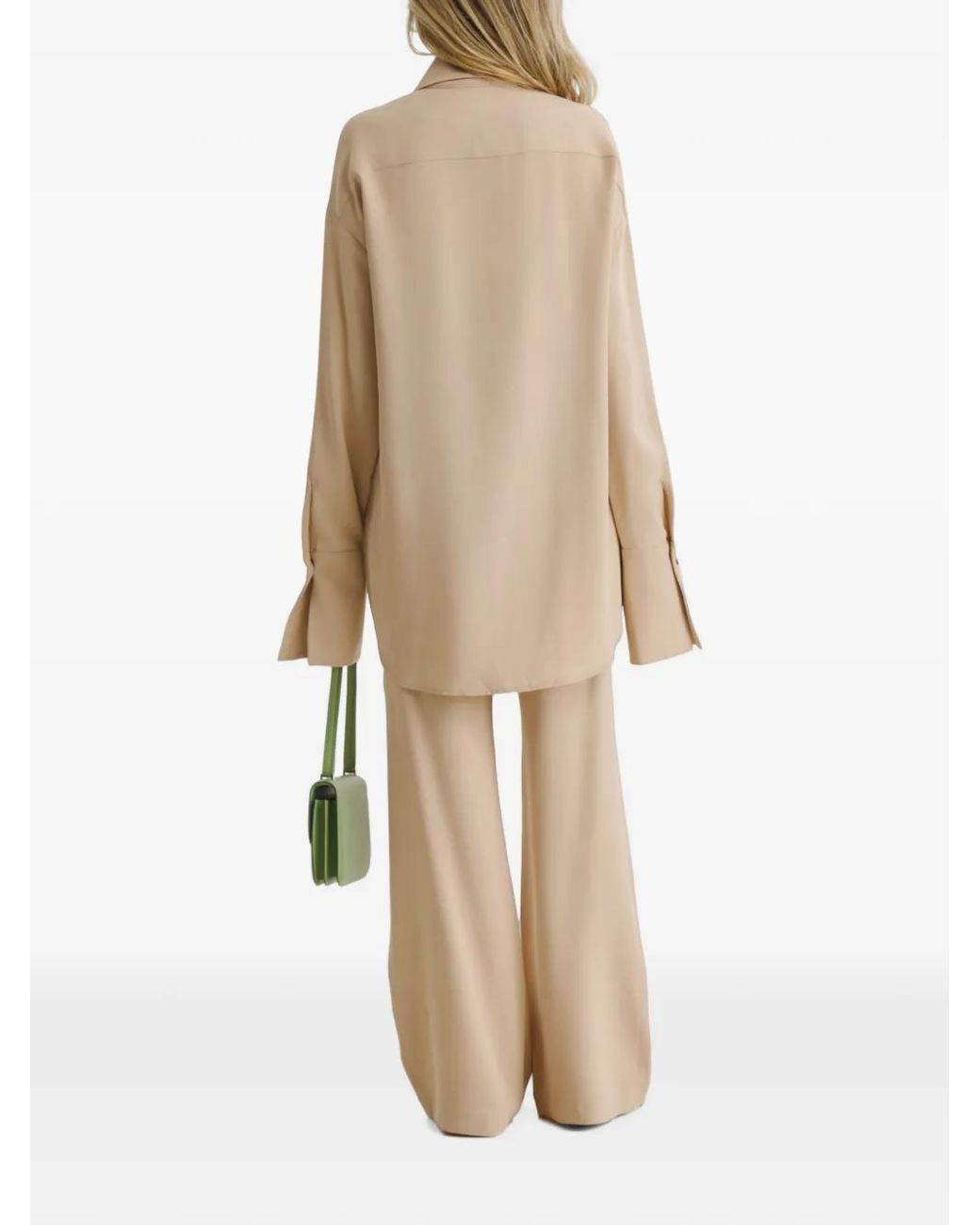 CuAnna Natural Margie Suit Wide-Leg Jumpsuit
