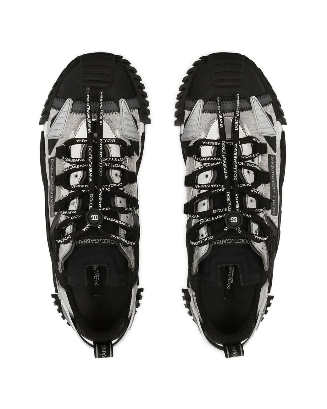 Dolce & Gabbana Black Ns1 Sneakers In Nylon And Rubberized Fabric for men