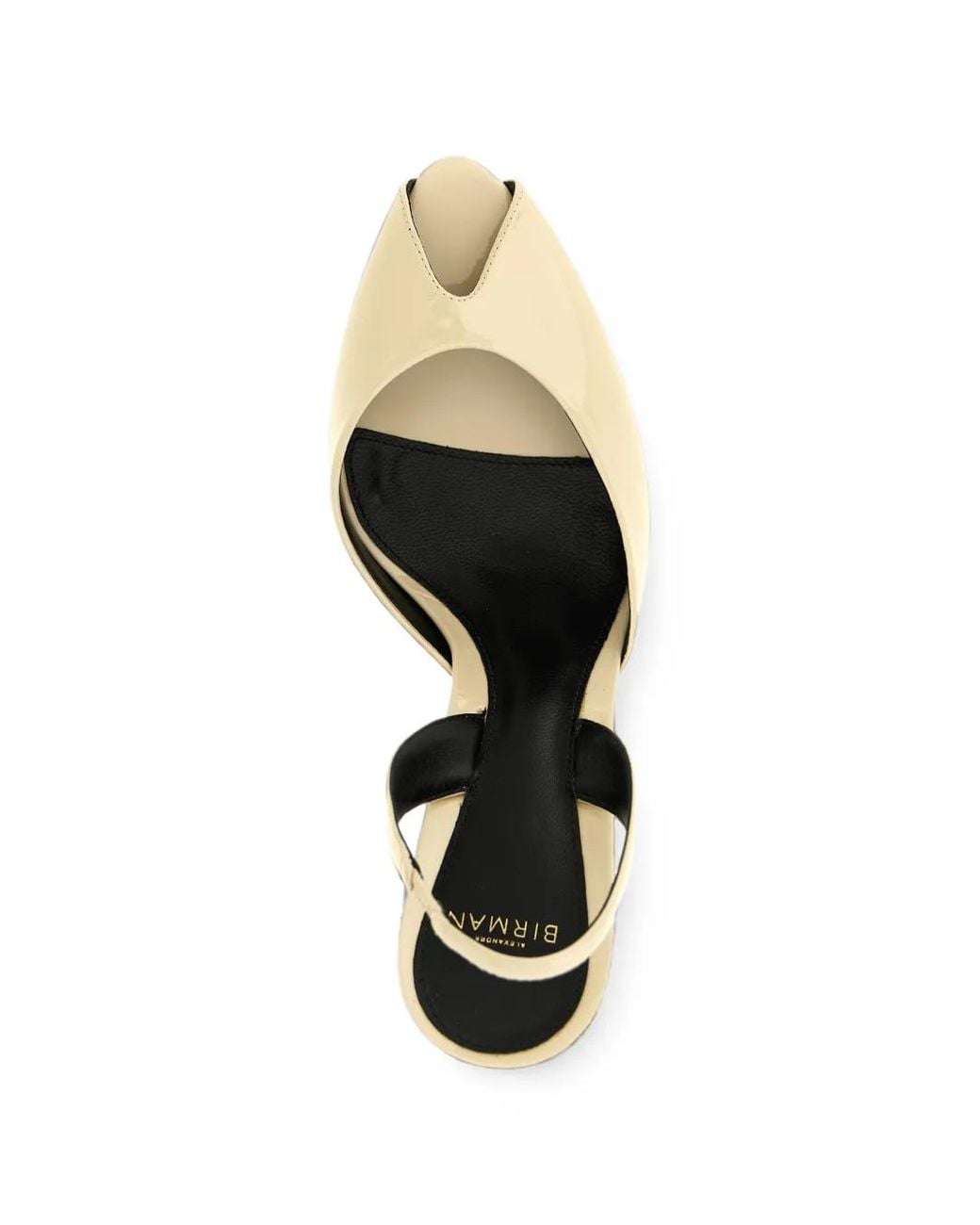 Alexandre Birman Metallic Miranda Patent Leather Slingback Pumps