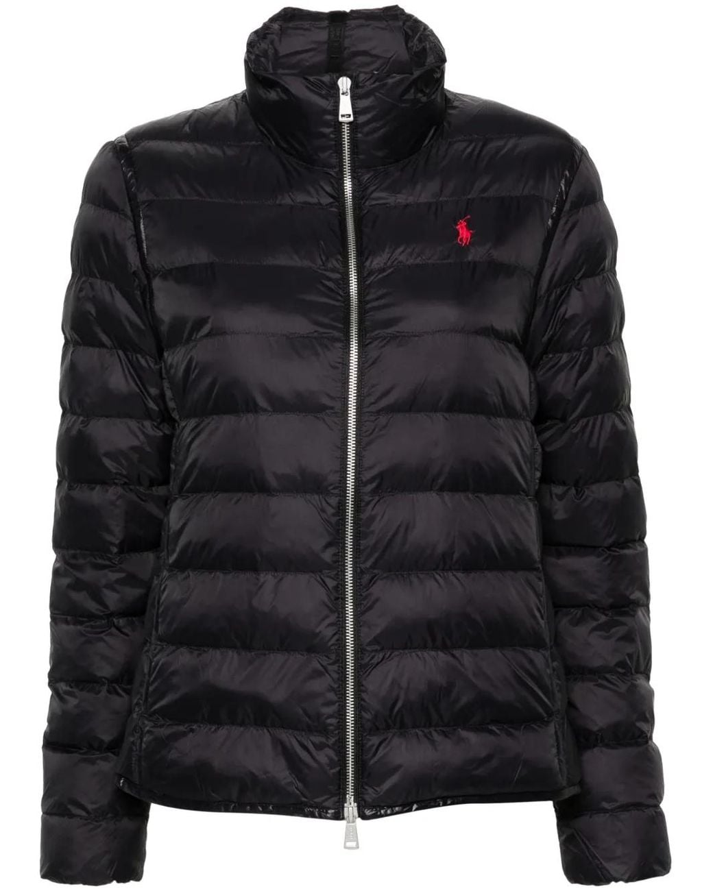 Polo Ralph Lauren Black Polo Pony-Embroidered Puffer Jacket