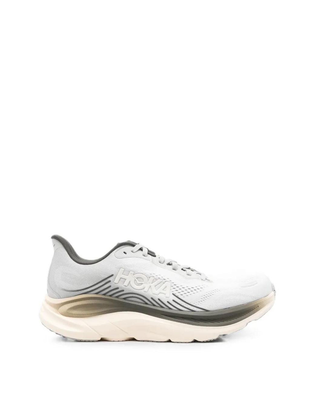 Hoka One One White Clifton 11 Sneakers
