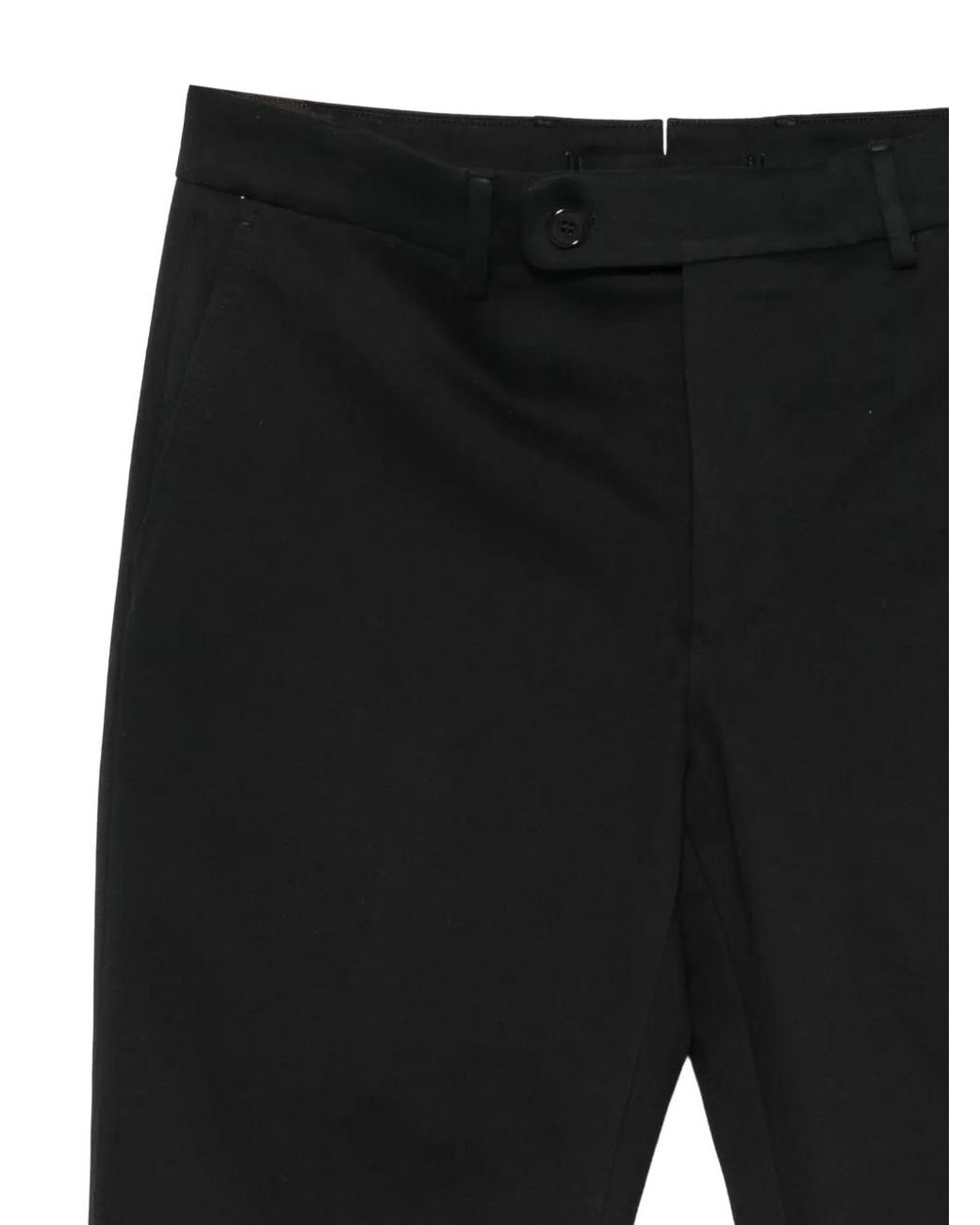 Slowear Black Pressed-Crease Chinos for men
