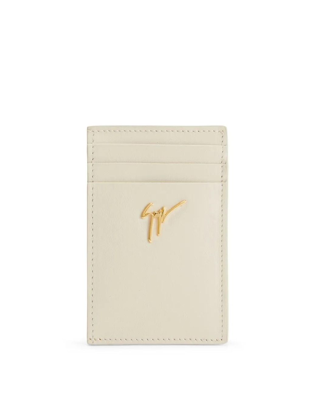 Giuseppe Zanotti White Albert Card Holder for men