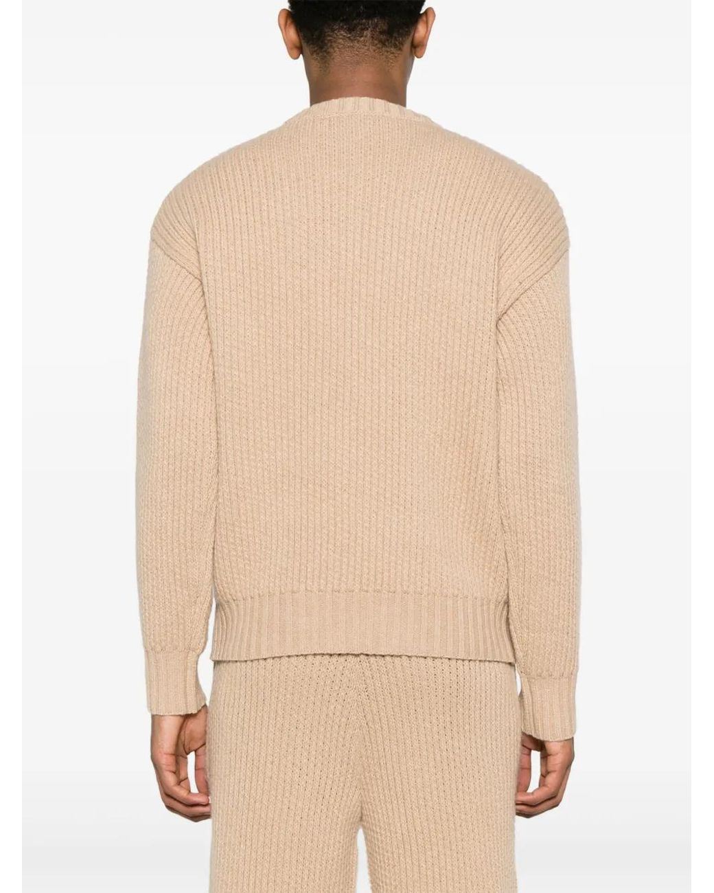 Alanui Natural Finest Cable-Knit Jumper for men