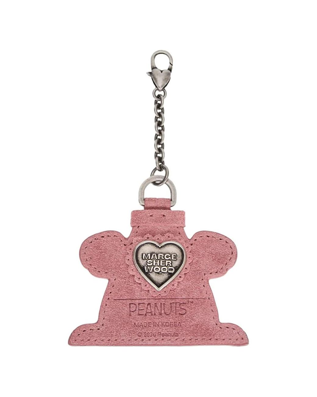MARGE SHERWOOD Pink X Peanuts Heart-Detail Charm
