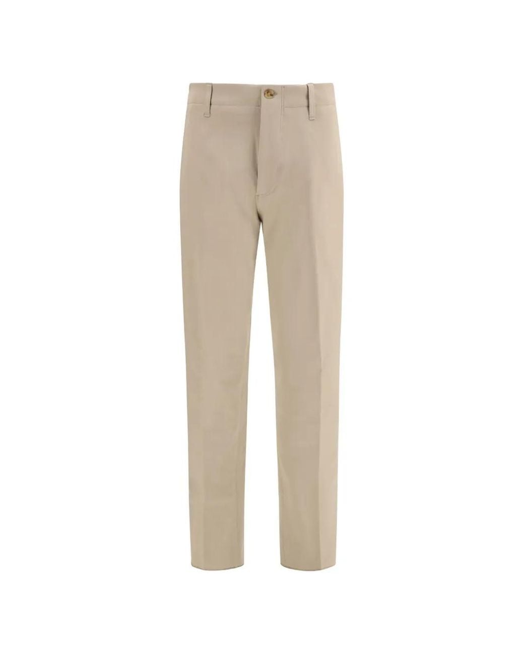Lardini Natural Flap-Pocket Trousers for men
