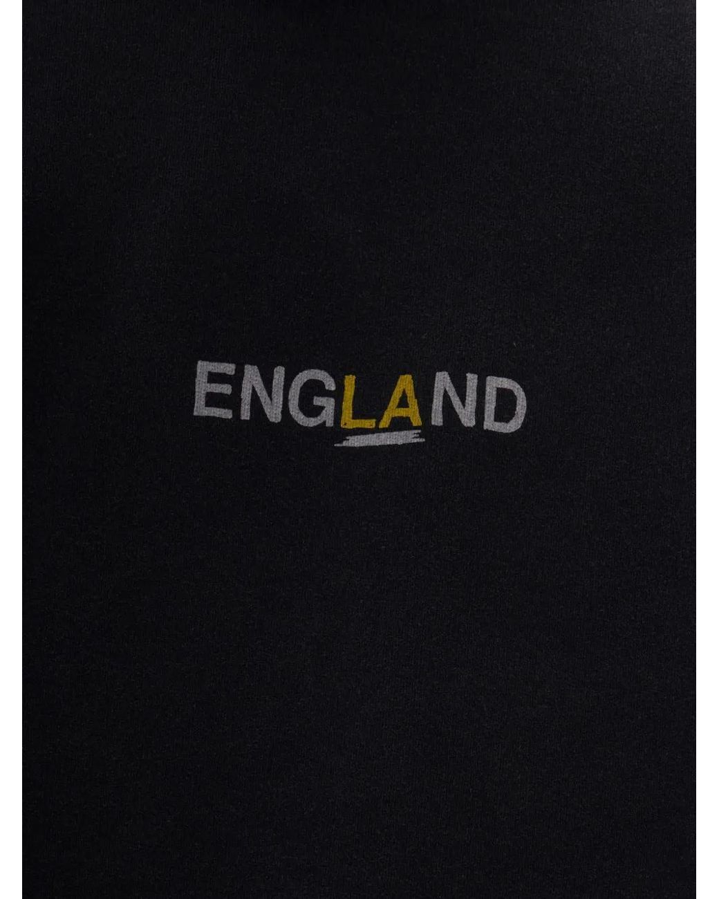 Represent Black Graphic-Print Cotton Hoodie for men
