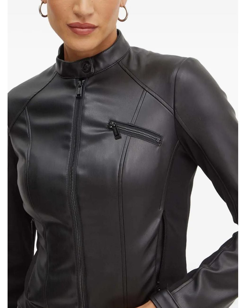 Guess Black Zip Jacket