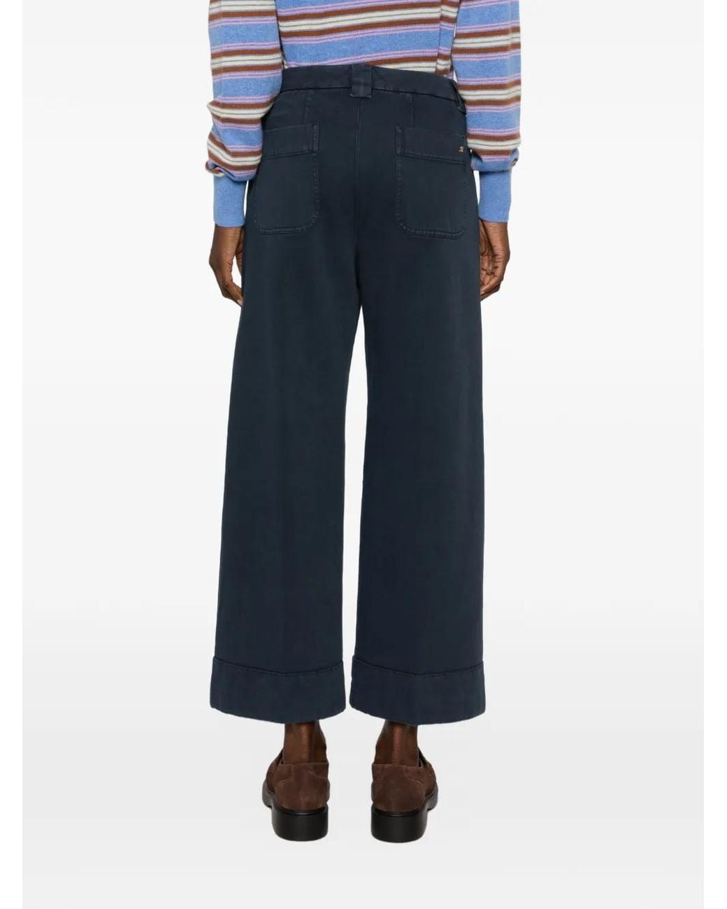 Mason's Blue New York Studio Cropped Trousers