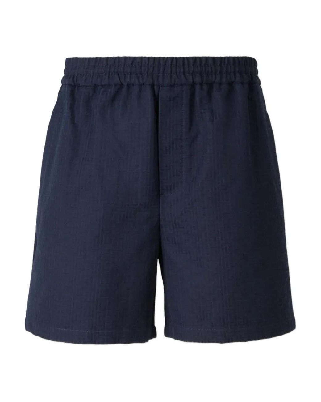 Balmain Bermudas Mit Monogrammmuster in Blue für Herren