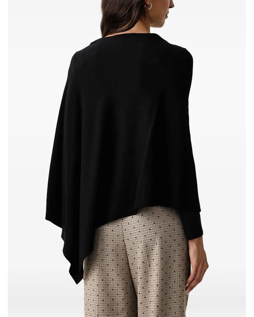DKNY Black Gestricktes Top