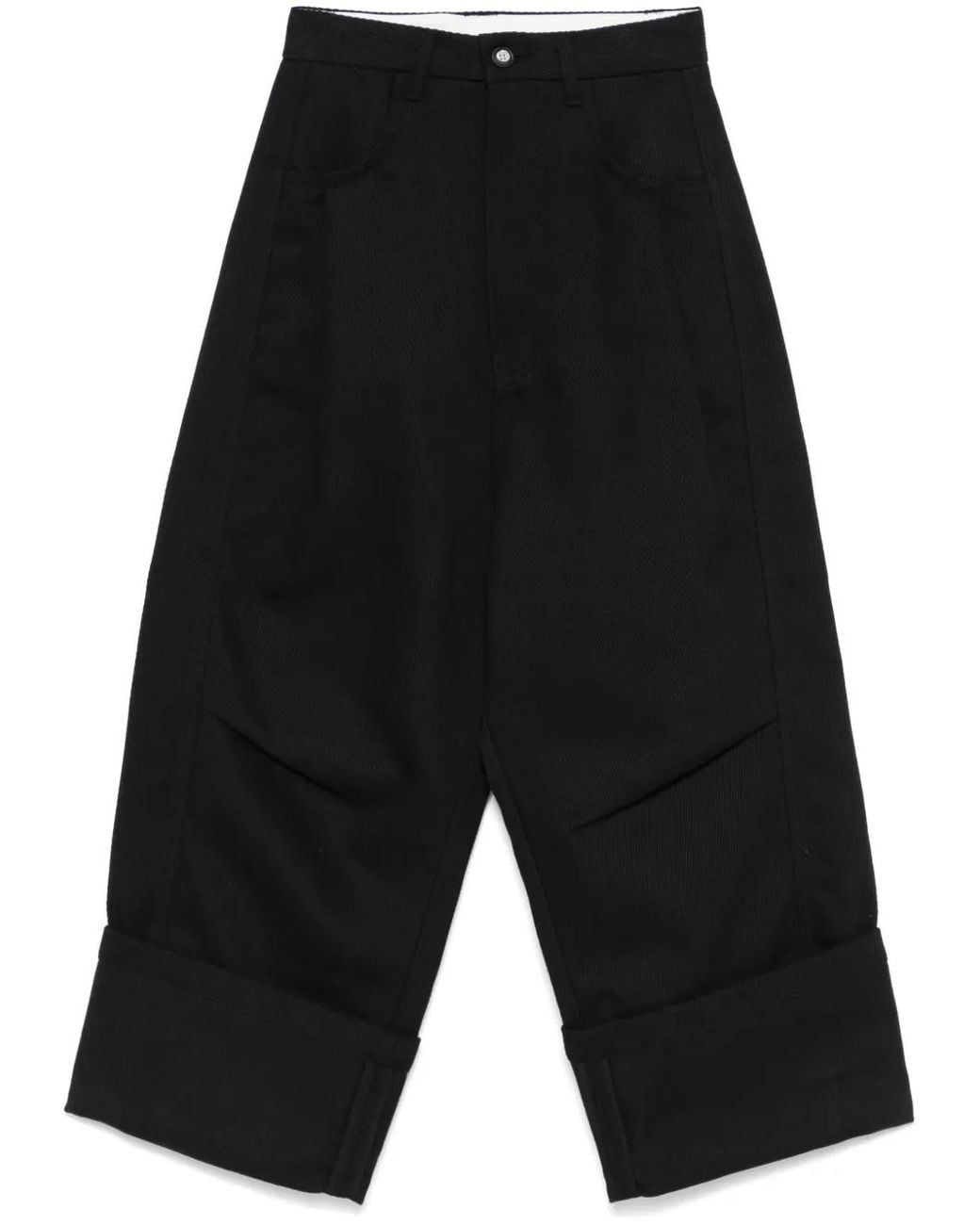 Adererror Black Cropped Trousers