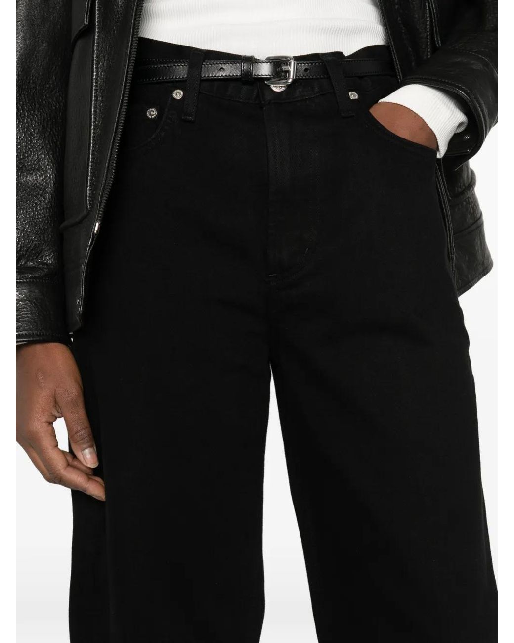 Citizens of Humanity Black Miro Panelled Jeans