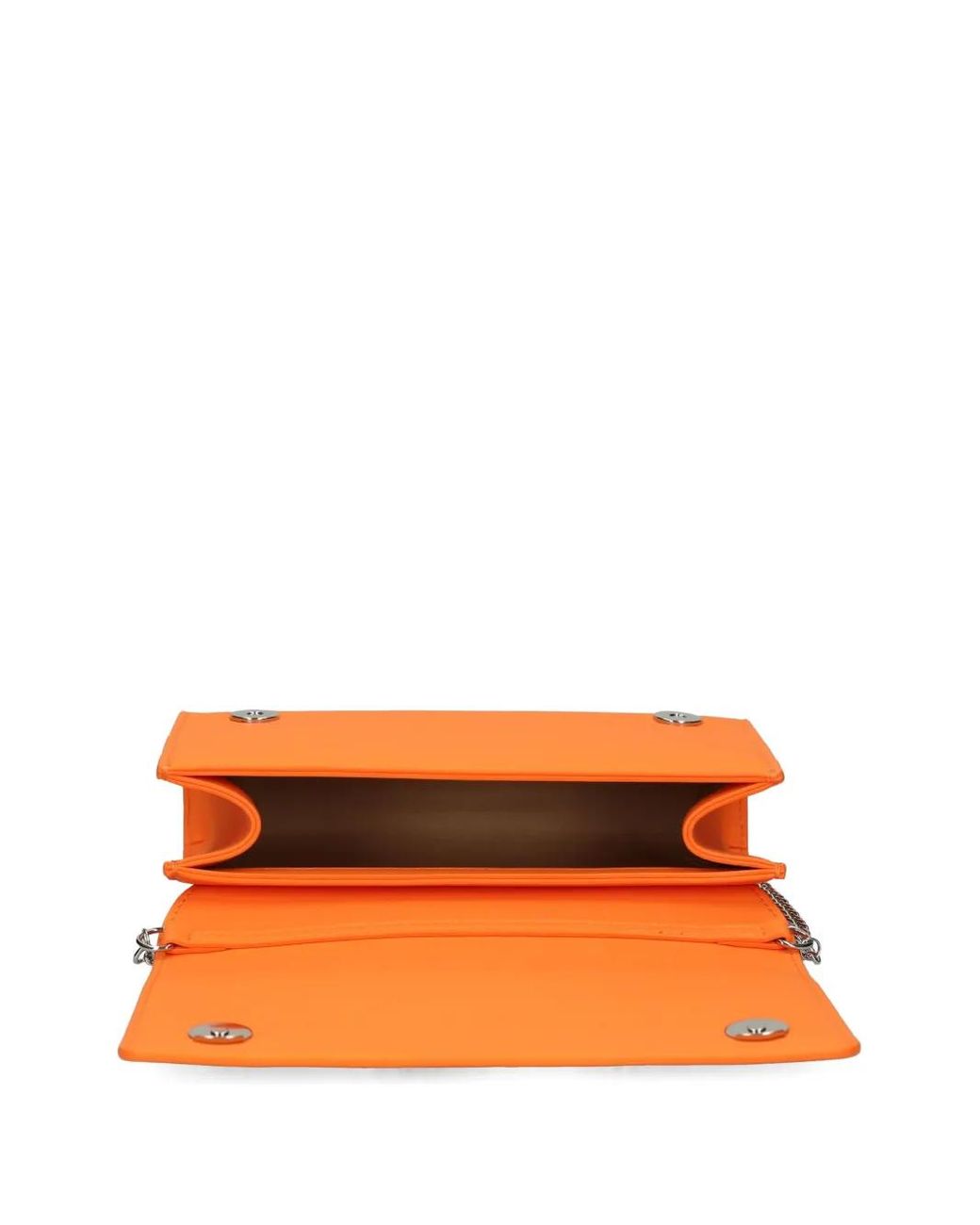 Love Moschino Orange Sac À Bandoulière À Patch Logo