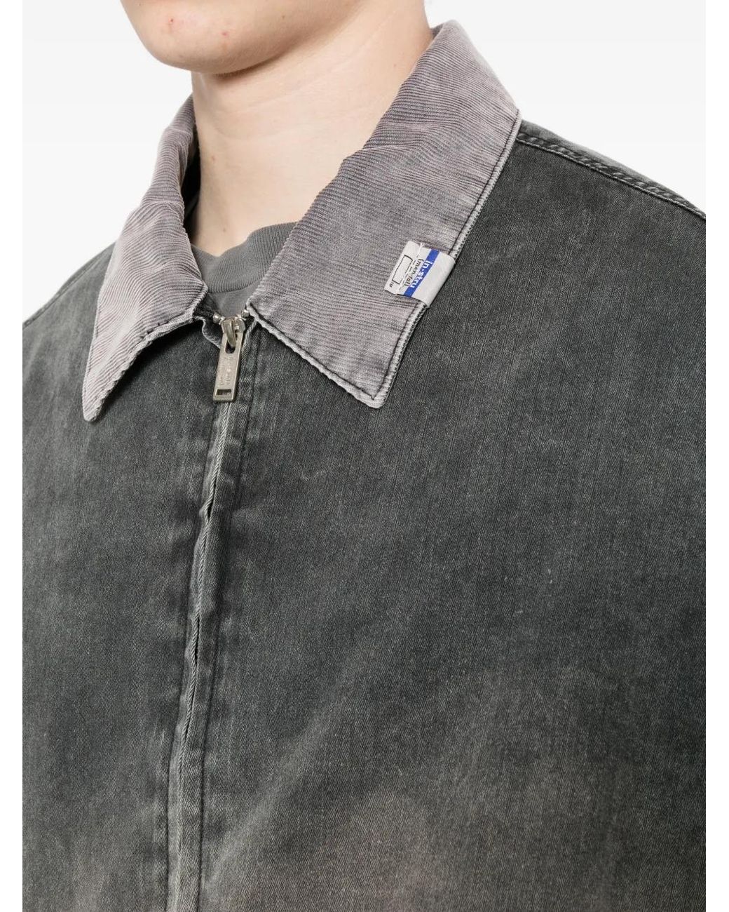 Maison Mihara Yasuhiro Gray Denim Jacket for men
