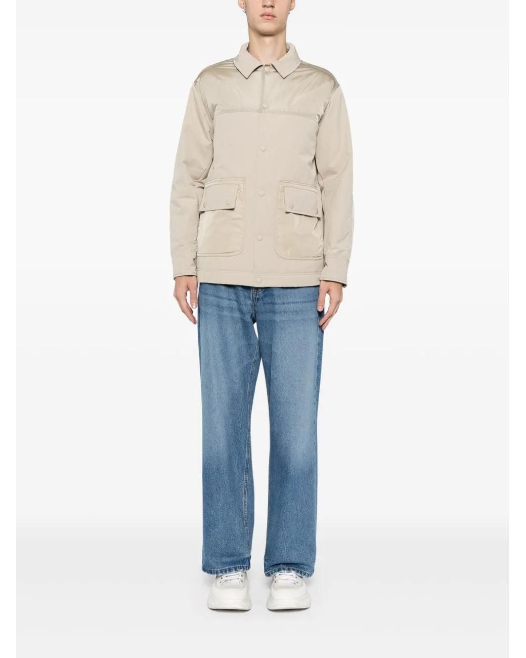 Aspesi Natural Padded Nylon Jacket for men