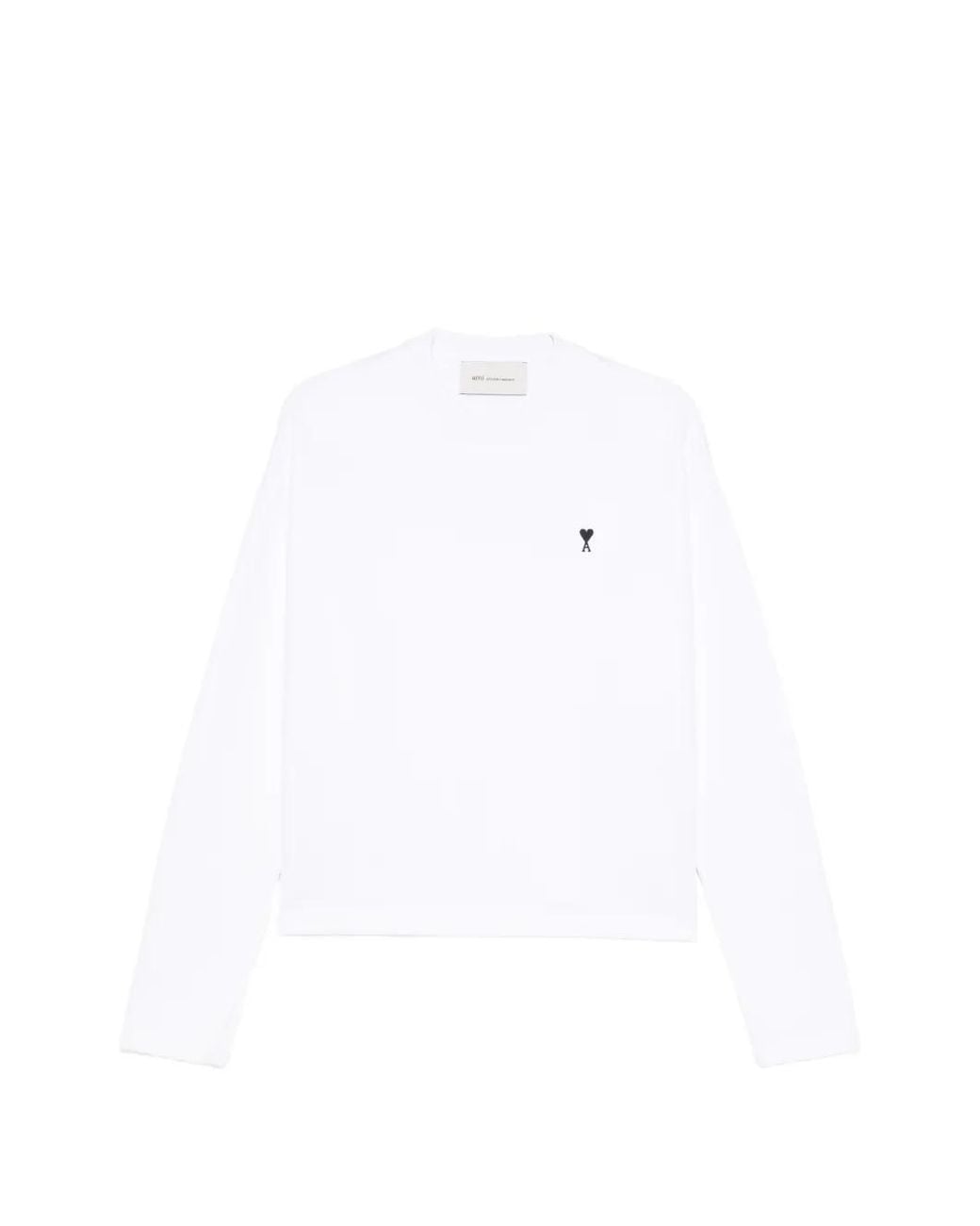 AMI White Contrasted "Ami De Coeur" Sweatshirt