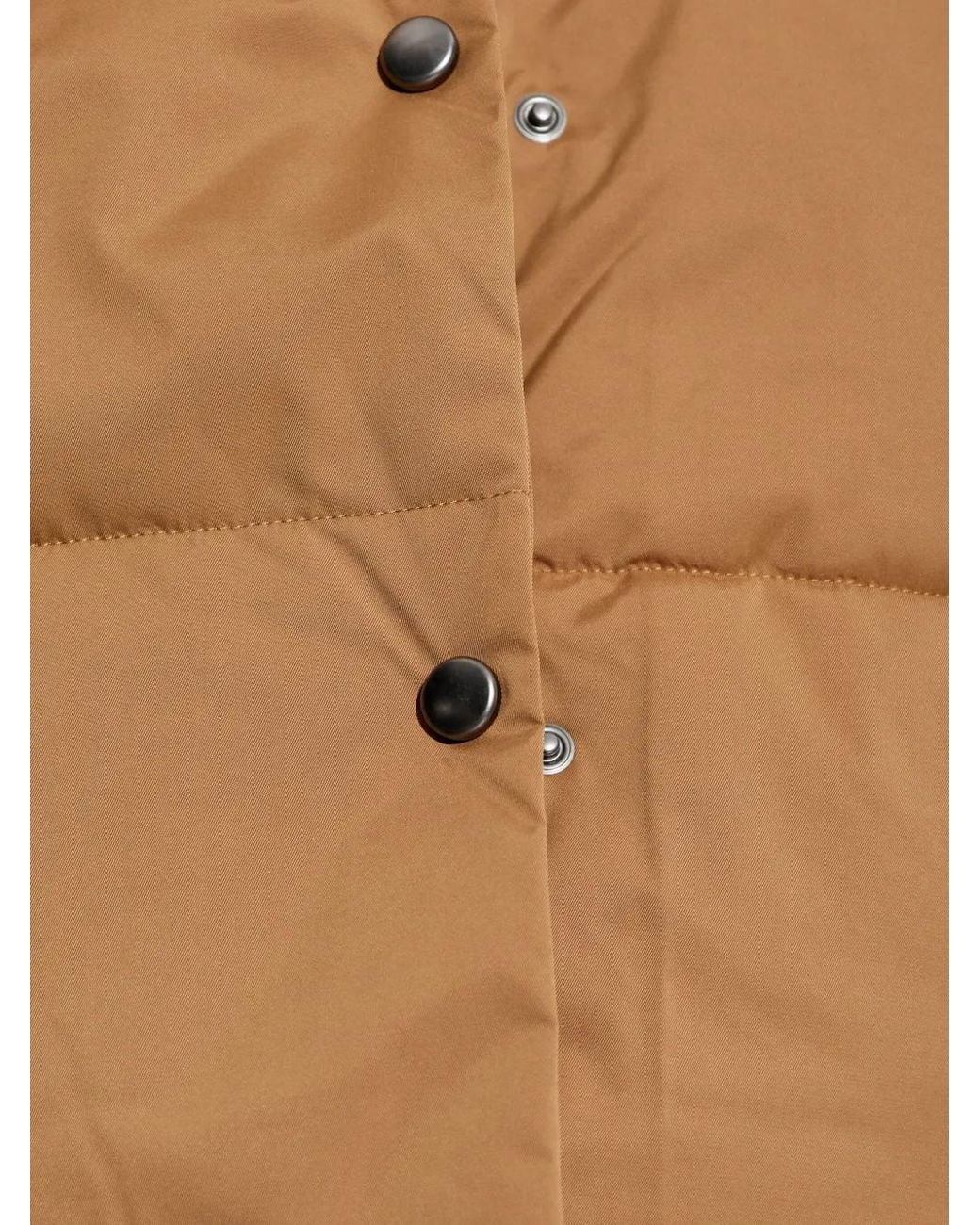 Rethinkit Studios Brown Button Padded Puffer Jacket