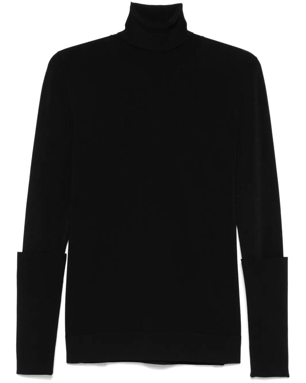 Jil Sander Black High-Neck Jumper