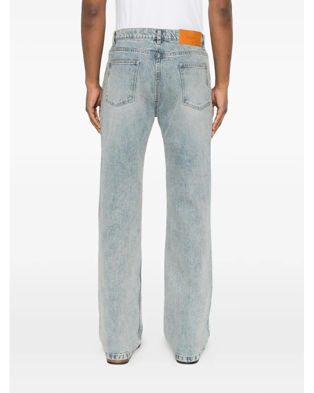 Second/Layer Blue Filmore Boot-Cut Jeans for men