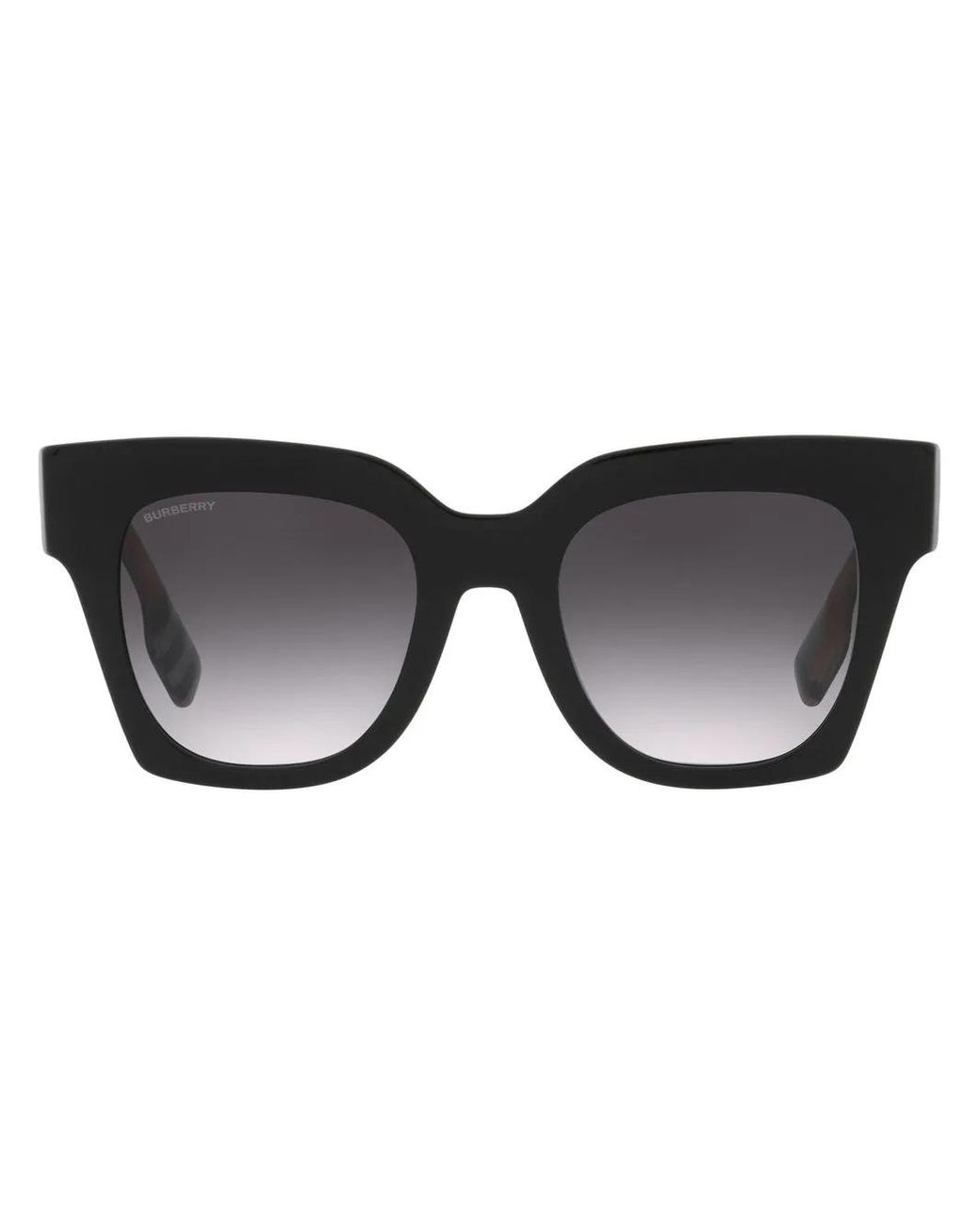 Burberry Black Eckige Kitty Sonnenbrille