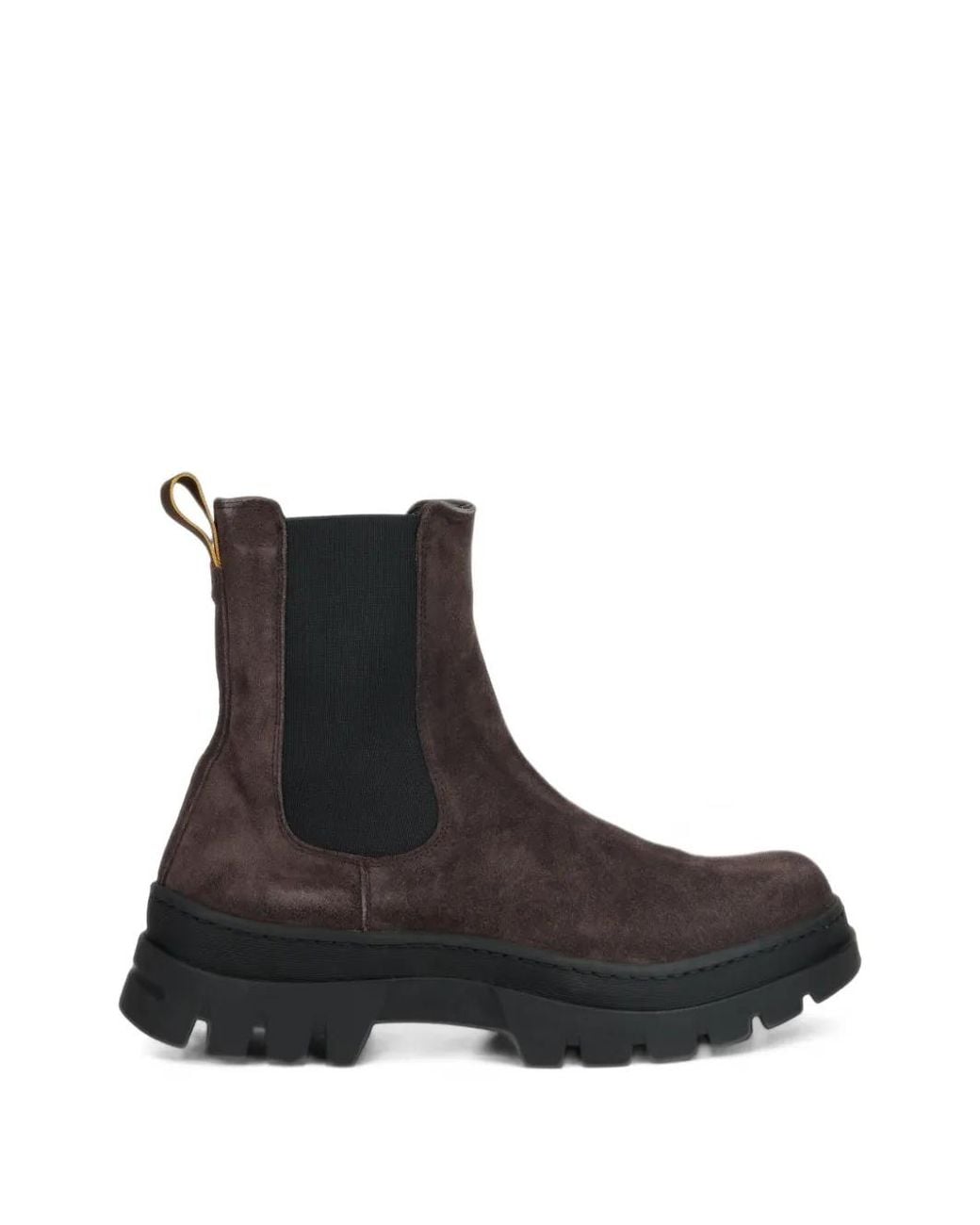 Moorer Black Bottines Morisot-P5 À Semelle Épaisse