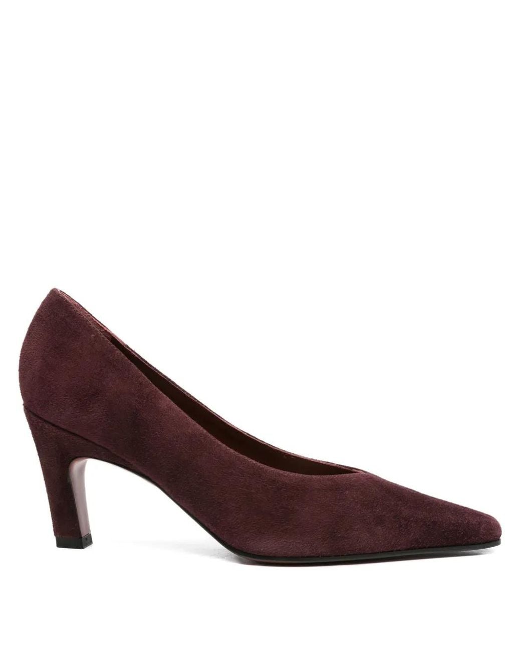Roberto Festa Brown 70Mm Pointed-Toe Suede Pumps