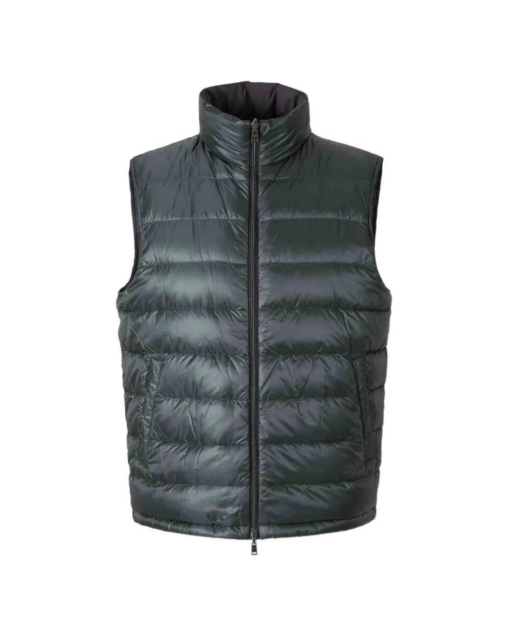 Chaleco Acolchado Reversible Herno de hombre de color Gray