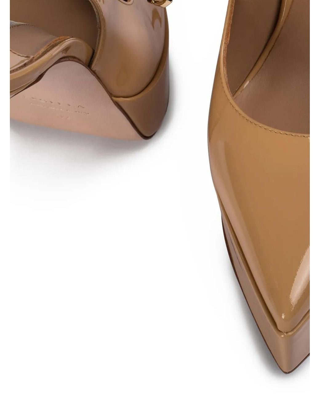 Le Silla White Uma Platform Slingback Pumps