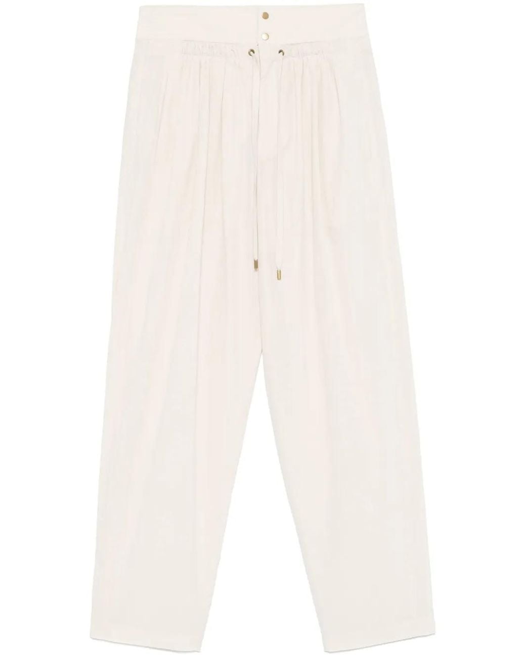 Isabel Marant White Gleen Trousers