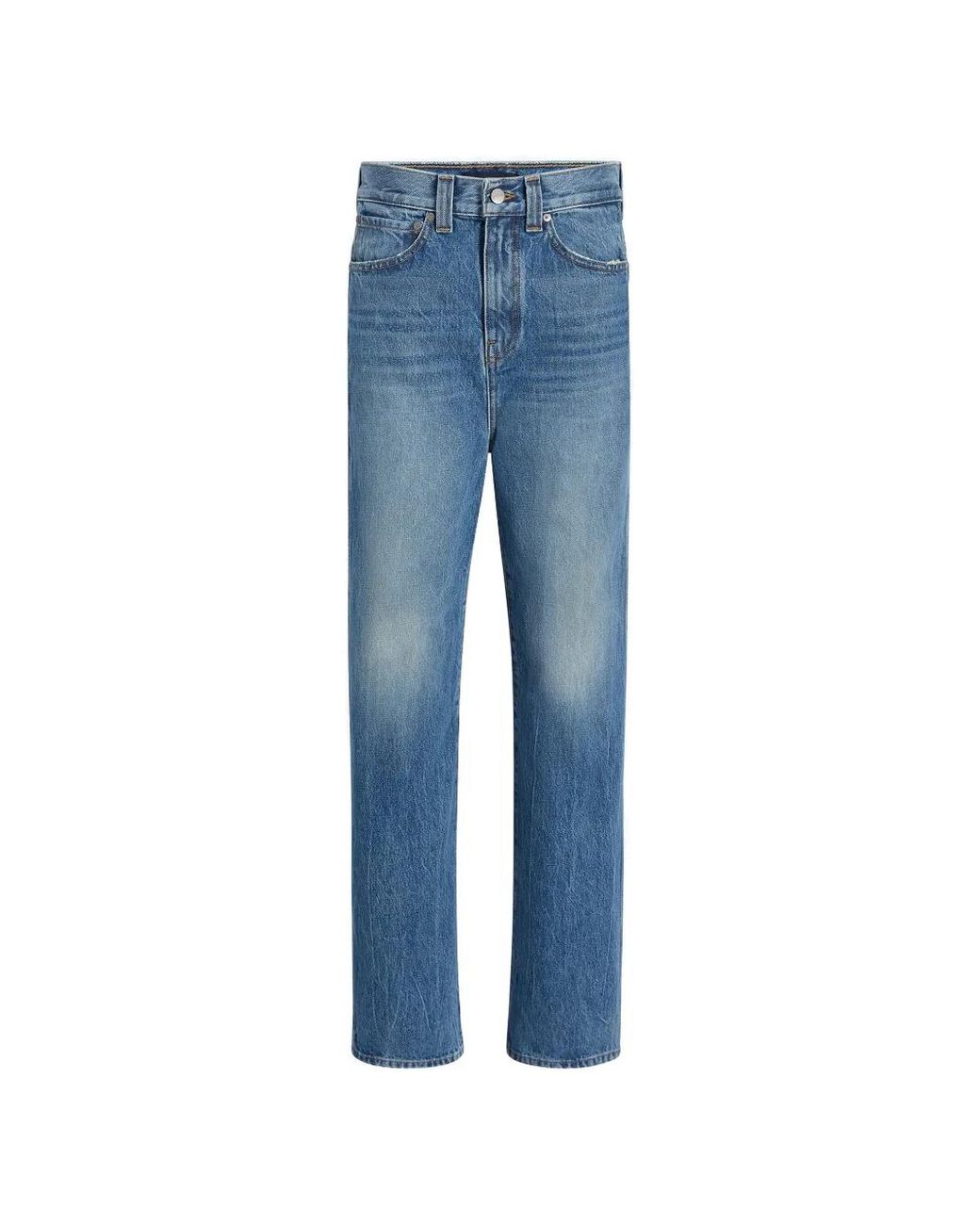 Khaite Blue Straight-Leg Jeans