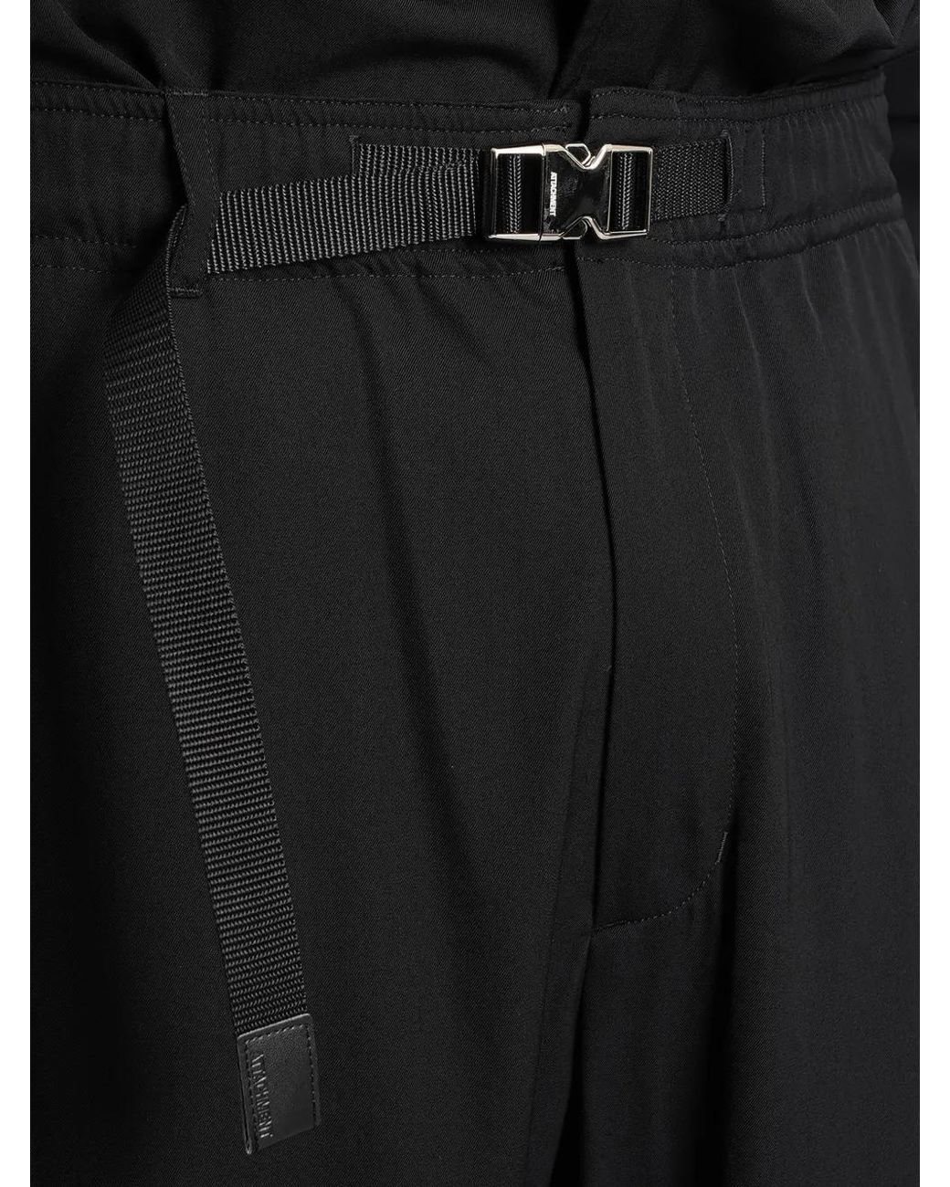 Attachment Black Straight-Leg Trousers for men