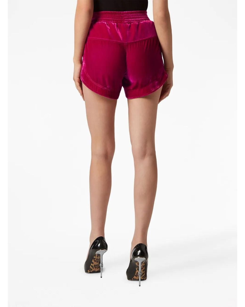 Philipp Plein Red Shorts & Bermuda Shorts