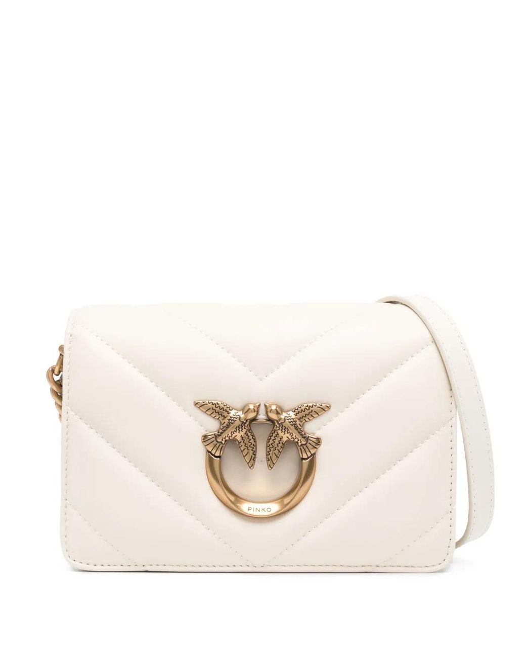 Pinko Natural 'love Click' Mini Bag