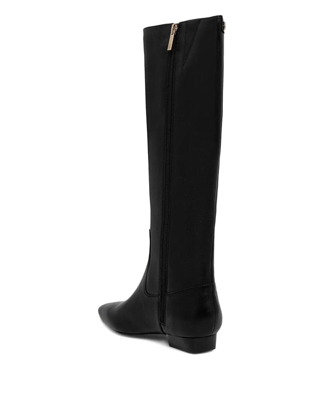 Guess Black Pointed Knee-High Boots