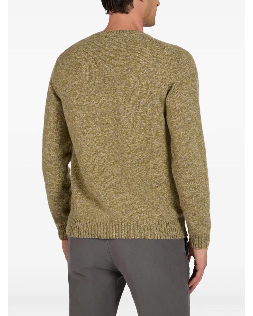 Slowear Natural Zanone Geelong Wool Sweater for men