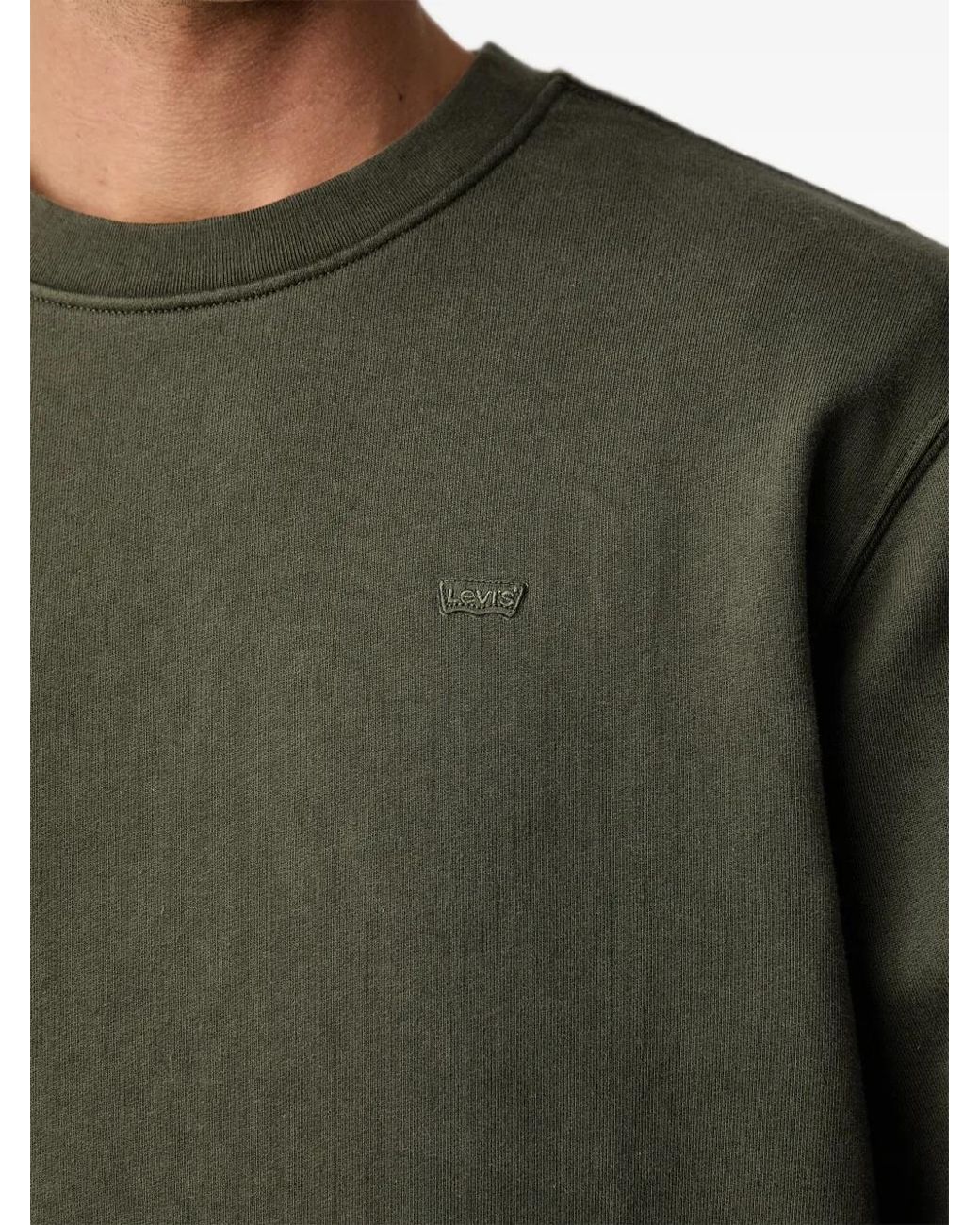 Sweat À Logo Brodé Levi's pour homme en coloris Green