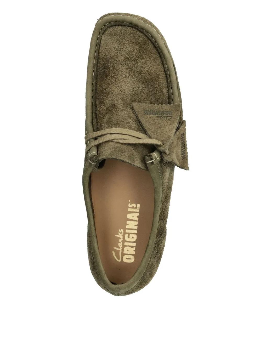 Clarks Green Wallabee Loafers for men