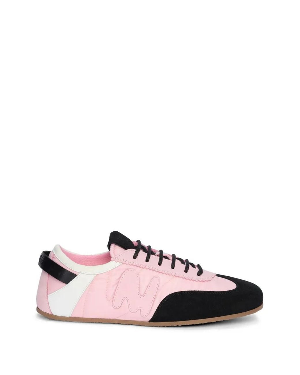 MSGM Pink Sneakers Mit Logo