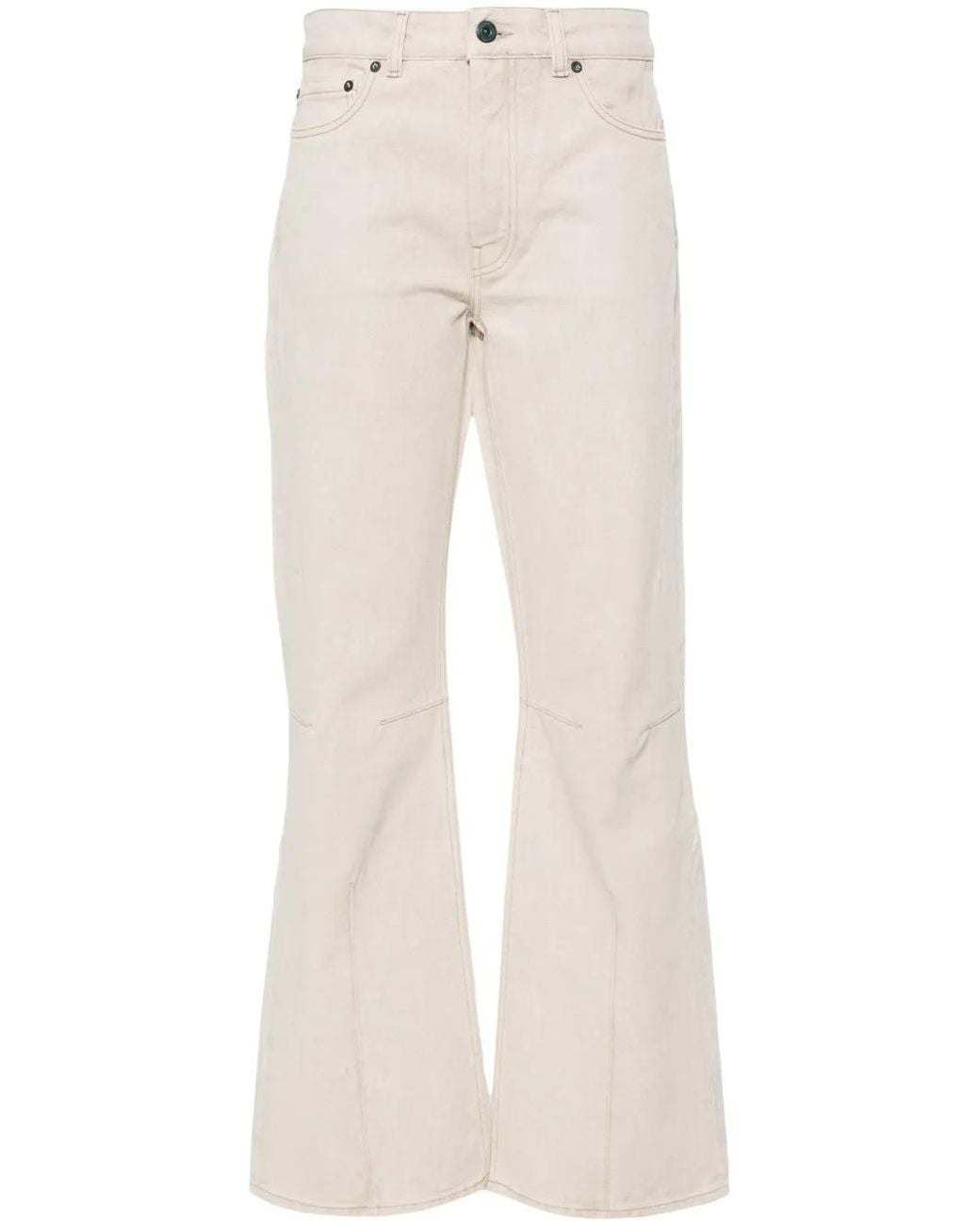 Our Legacy Natural Moto-Cut Flared Jeans