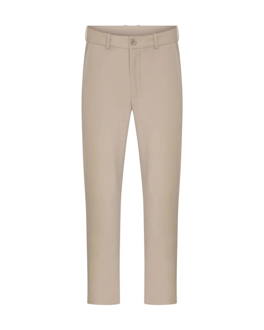 MEGUSTA Natural Tropical Wool Trousers for men
