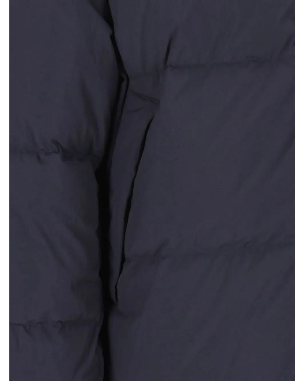 Grifoni Blue Hooded Puffer Coat for men
