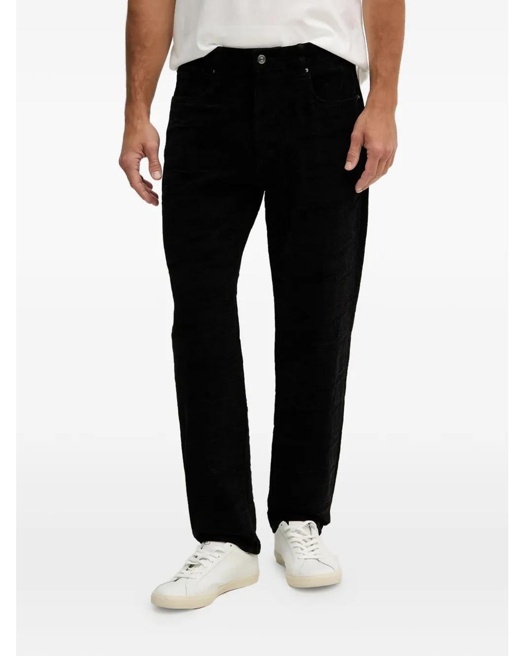 ARMANI EXCHANGE Black Five-Pockets Jeans for men