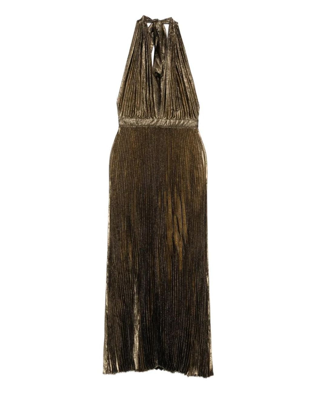 L'idée Metallic Moderniste Gown