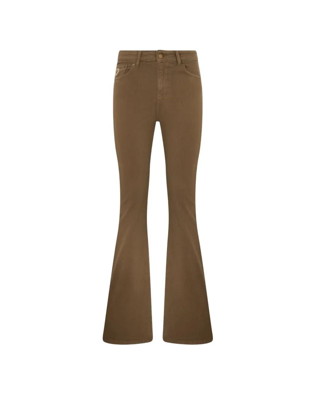 Lois Natural Slim-Fit Flared-Leg Jeans